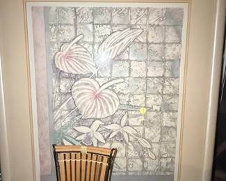Vintage Cheri Blum Orchid Art Print
