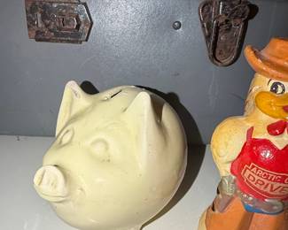 Vintage Ceramic Piggy Bank