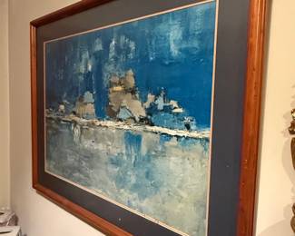Abstract Seascape Oil Painting