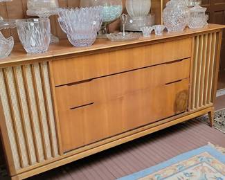 Vintage Grundig Stereo Console with Turntable