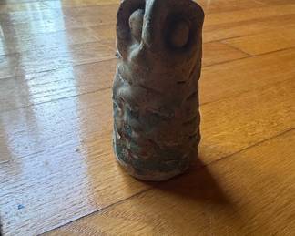 Vintage Studio Pottery Owl Shaker