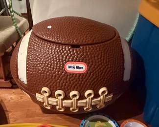 Vintage Little Tikes Football Toy Chest Cooler