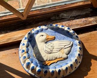 Vintage Sigma Tastesetter Ceramic Duck Mold Wall Plaque