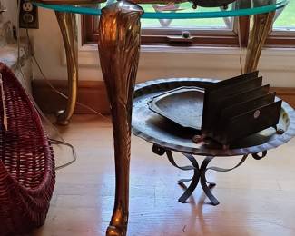 Vintage Hollywood Regency Cherub Pedestal Table
