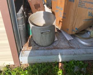 Large pot and space heater