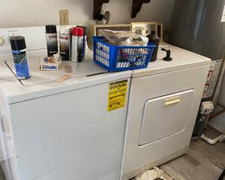 Washer and dryer