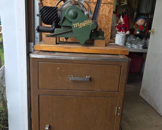 1930's Maytag Engine, Industrial Cabinet