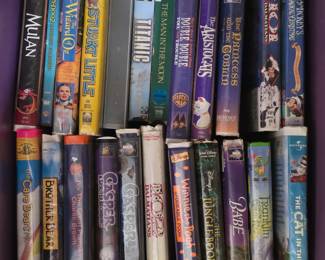 VHS Tapes Disney