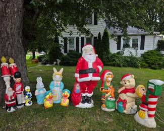 Vintage Blow Molds, Empire Blow Molds, Winnie the Pooh