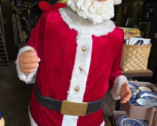 Animated Giant Santa