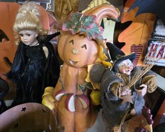 Halloween Tabletop Decor, Witch Doll