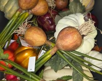 Artificial Vegetables and Fruit Home Decor NWT