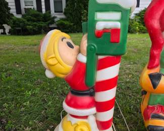 RARE Elf Blow Mold