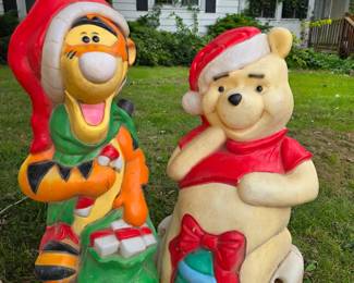 Winnie the Pooh and Tigger Blow Molds