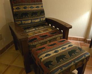 Gorgeous Accent Chair with Ottoman
