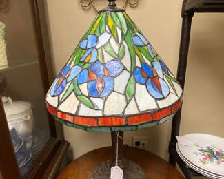 Tiffany style lamp.