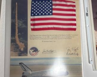 Space Flown Flag