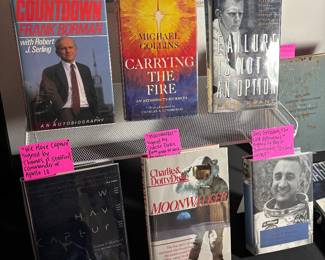 Signed and/ or inscribed books & memoirs from authors, or Astronauts