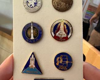 Vintage & Original NASA Apollo & space center pins