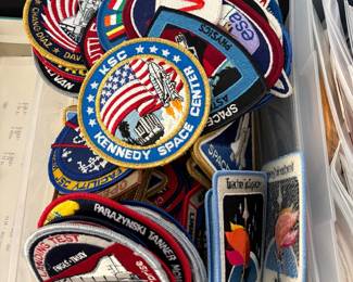 NASA & KSC Patches, some sew on, some iron on