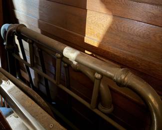 Iron bed frame