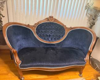 Blue Victorian Couch