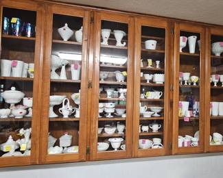 More Milk Glass - over 400 pieces - excellent condition
