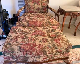 Thomasville Chair and Ottoman, comes with the back pillow, Smoke free, Pet Free Home $125.00