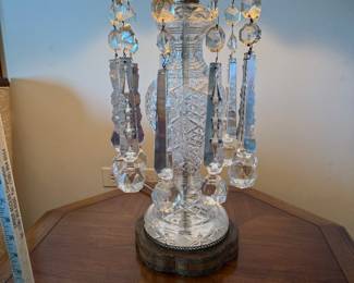 Large Crystal Lamp $375.00 