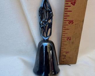 Reed and Barton Silverplate Miniature Hand Bell 