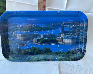 Stockholm Souvenir Tin Tray