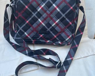 Vera Bradley Vera Bradley Plaid Crossbody Shoulder Bag 