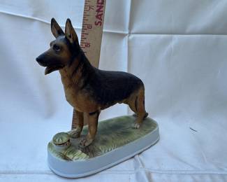 Lionstone Porcelain Limited Edition German Shepherd Figurine 