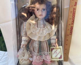 Collector's Choice Porcelain Doll in Victorian Lace Dress 
