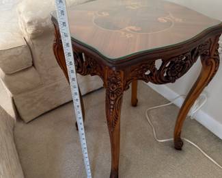 Inlay end table #1 $75.00