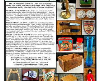 Vintage Rewind Fall Auction Sale Bill Revised
