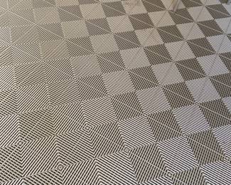 garage floor interlocking tiles, @278 sq ft, each peice is 15"x15" (1.72 sq ft)