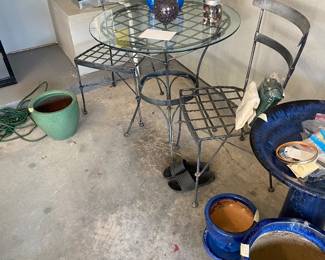 More outdoor furniture