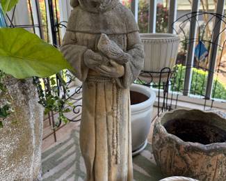St. Francis Garden Cement Statue
