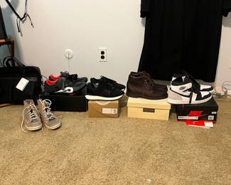 Peloton shoes, new sneakers, Nike's are from a duty free shop...