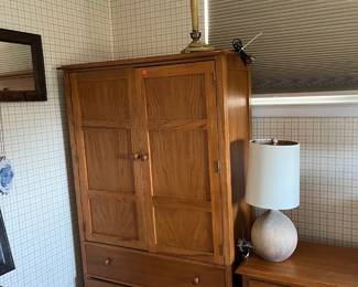 Bedroom hutch, part of set