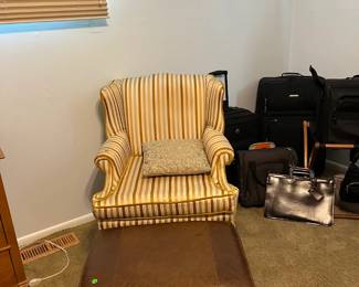 Chair and ottoman