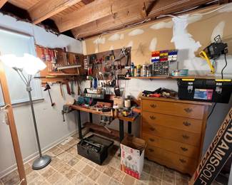 Tools, Table Saw, Tool boxes, Lamp