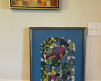 Needle points framed