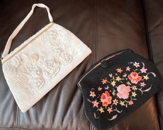 Beaded vintage purses