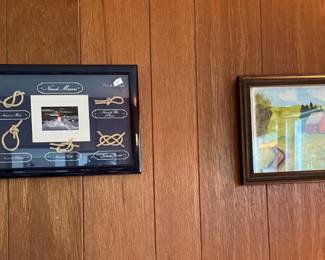 Knot shadow box, original artwork