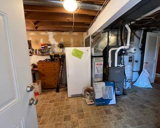 Freezer in perfect condition, fans, golf clubs, tools