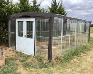 Greenhouse. Heavy duty hardware.