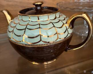 A collection of tea pots