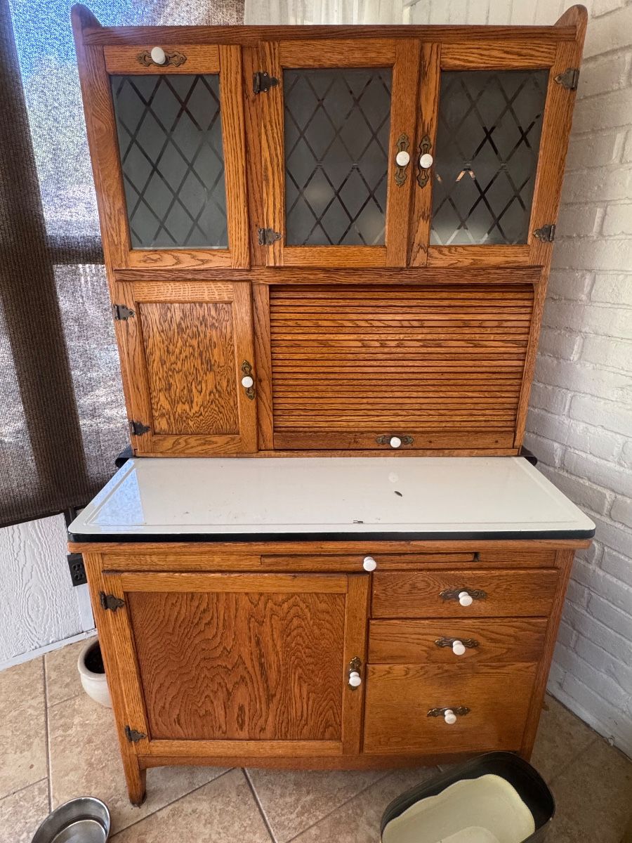 Hoosier Cabinet, Oak